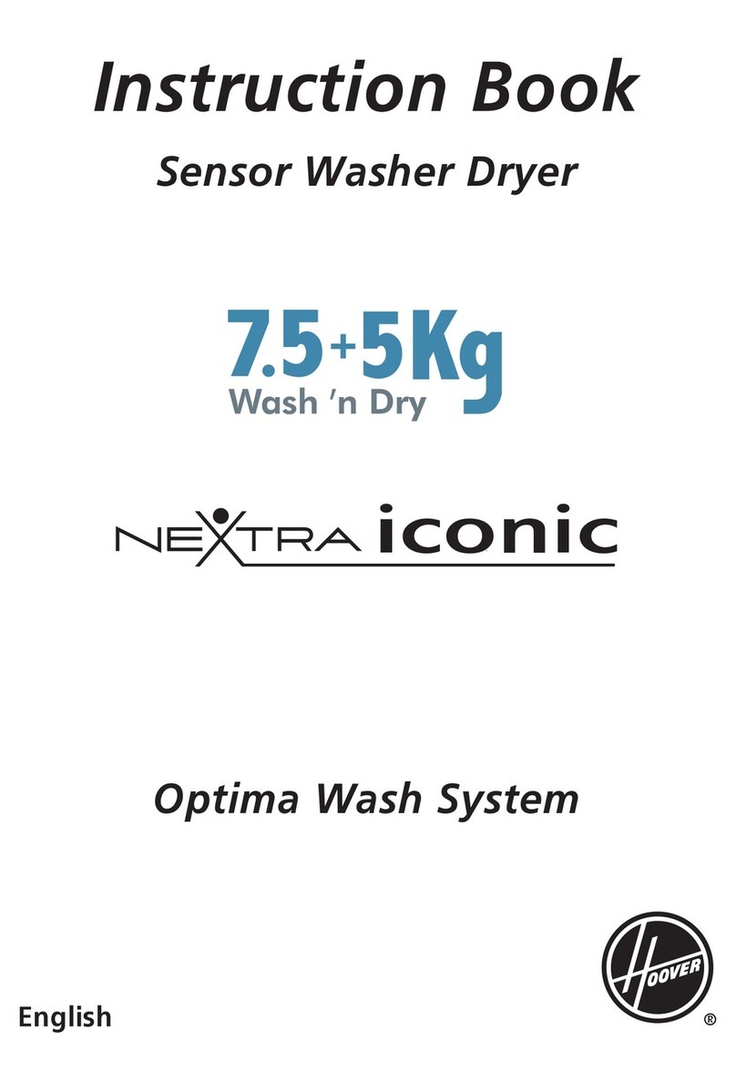 Hoover Nextra iconic User manual Hoover Nextra iconic User manual