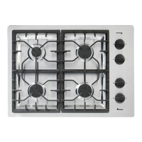 Amana GAS COOKTOP User manual Amana GAS COOKTOP User manual