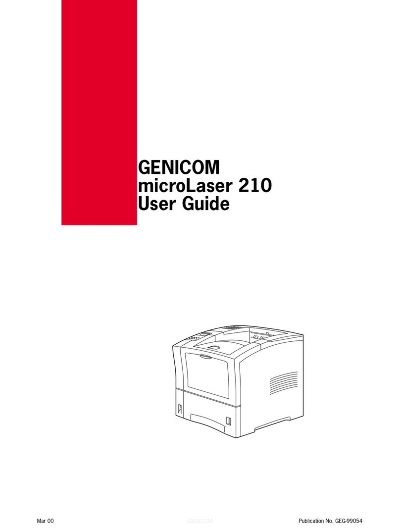 Genicom microLaser 210 User giude