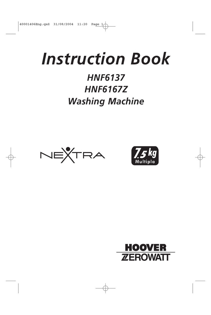 Hoover Nextra HNF6137 User manual