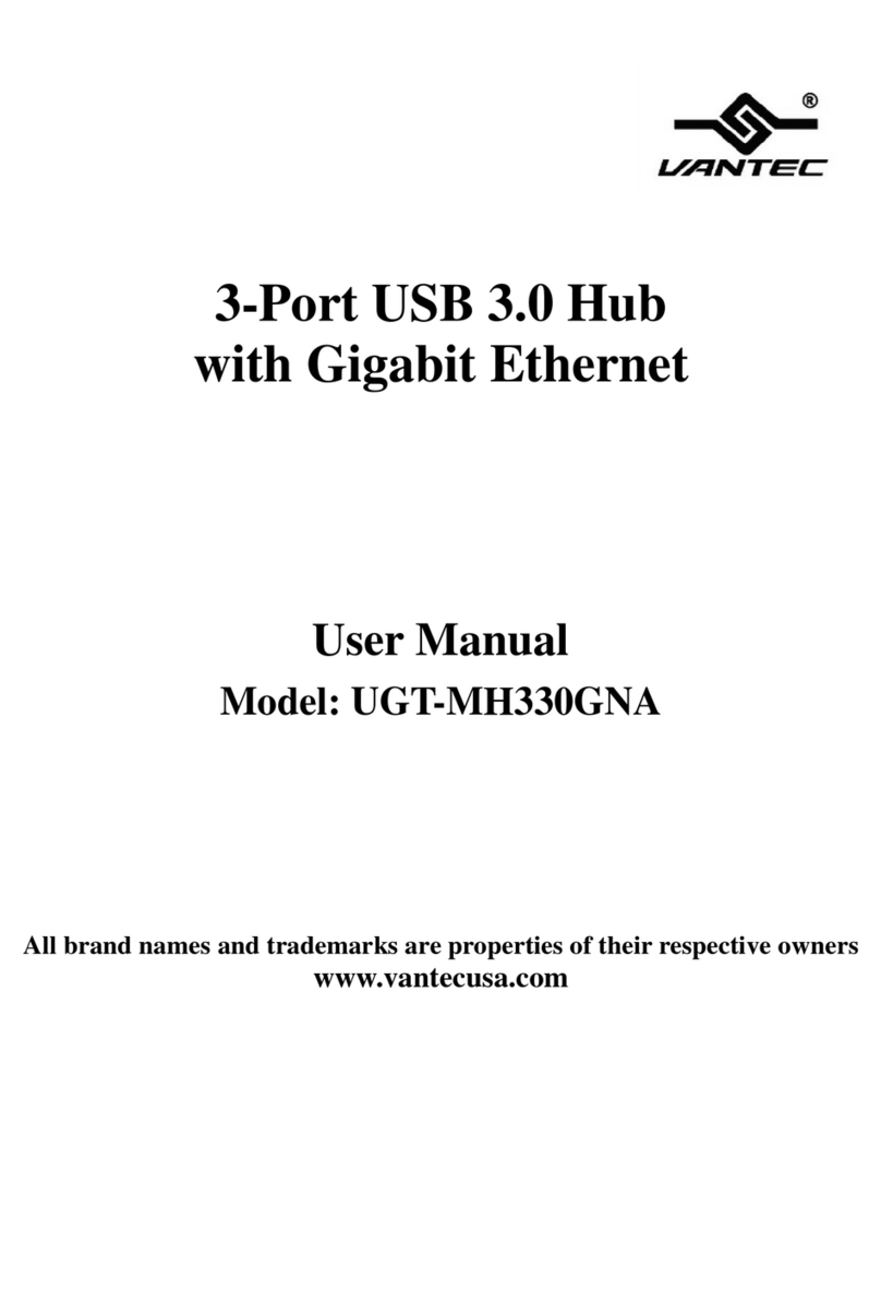 Vantec UGT-MH330GNA User manual