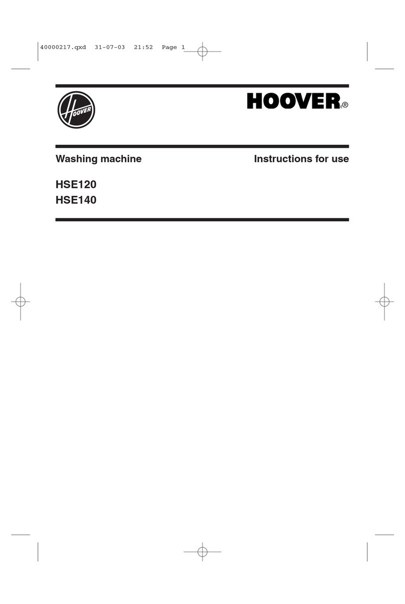 Hoover HSE120 User manual