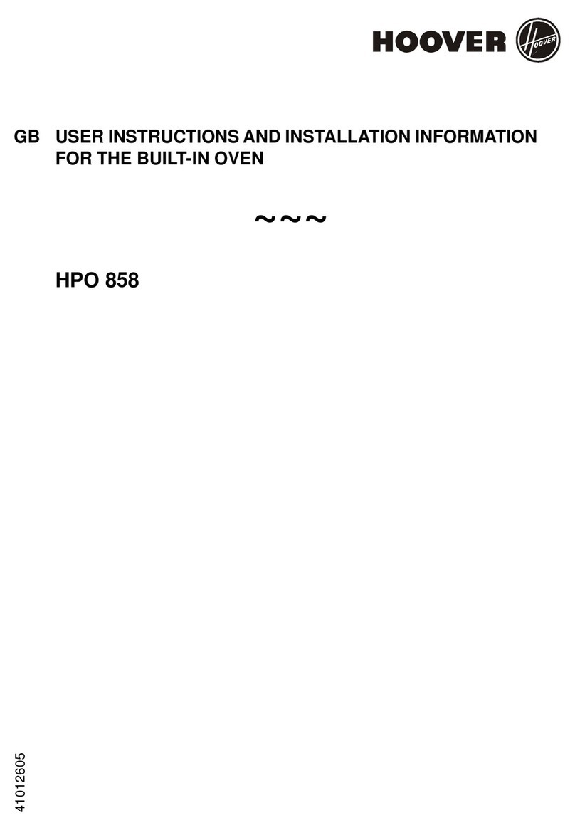 Hoover HPO 858 User manual