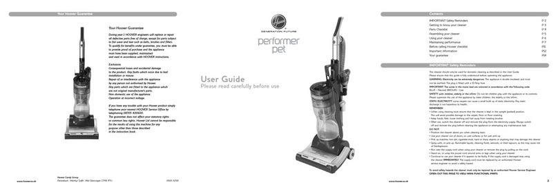 Hoover ZOOM user guide