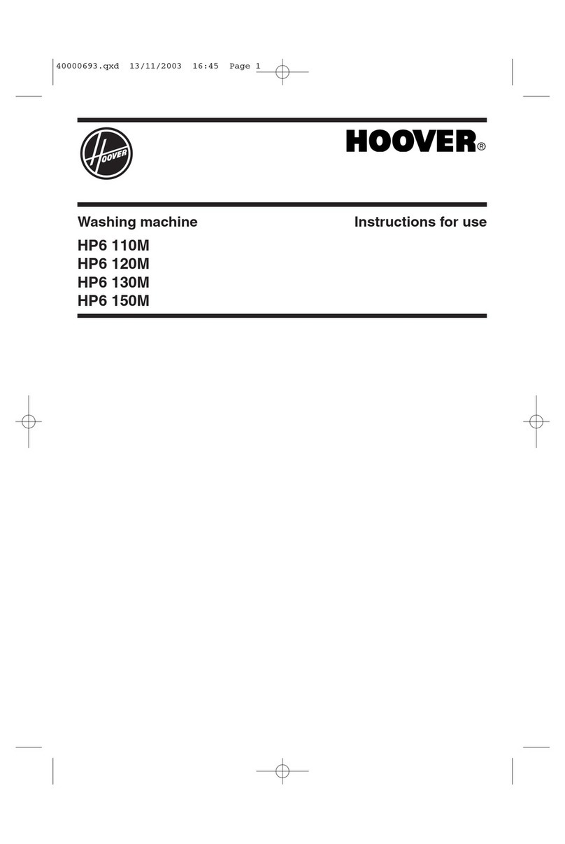 Hoover HP6 110M User manual