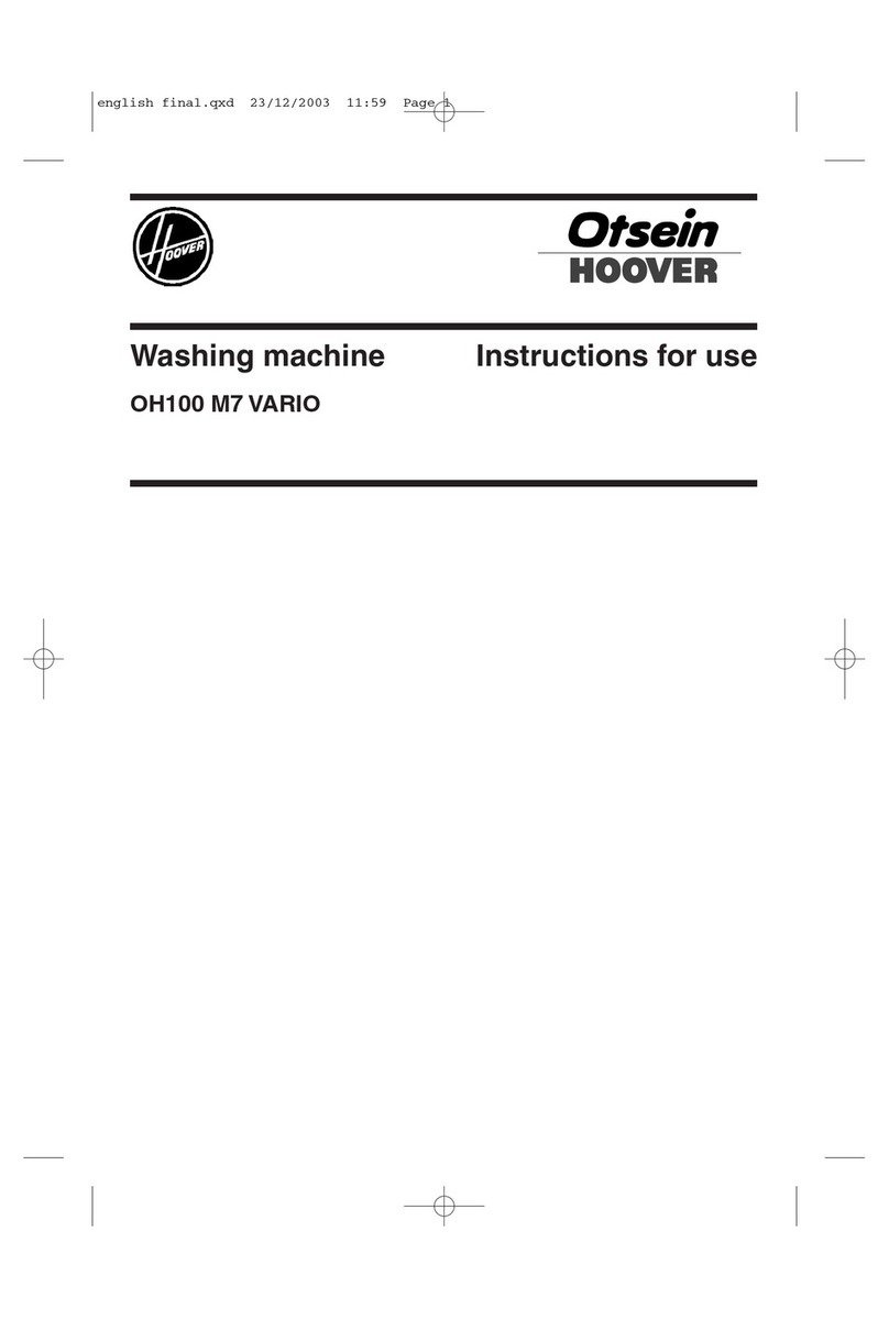Hoover OH100 M7 VARIO User manual