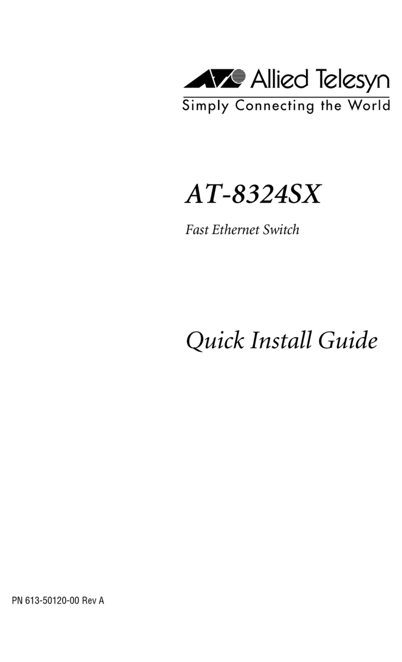 Allied Telesis AT-8324SX User manual