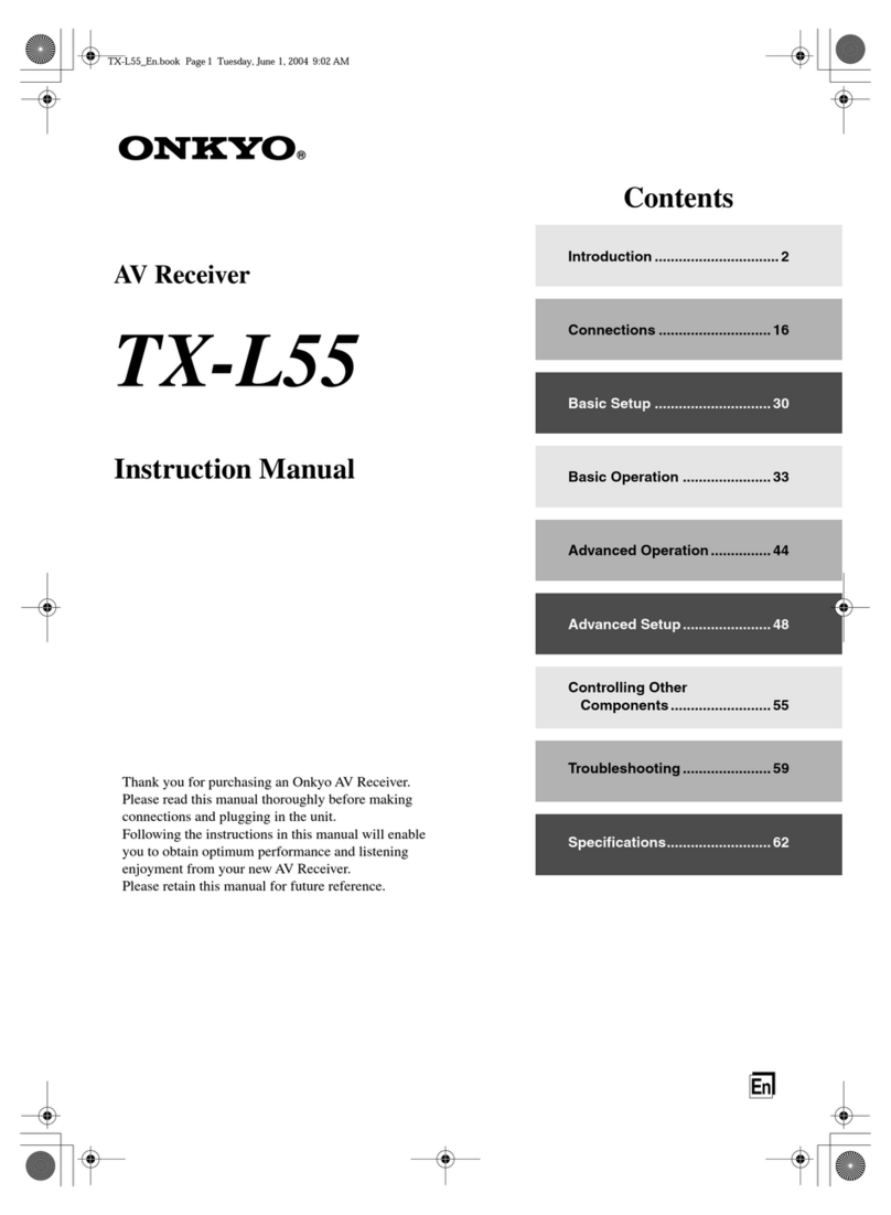 Onkyo TX-L55 User manual
