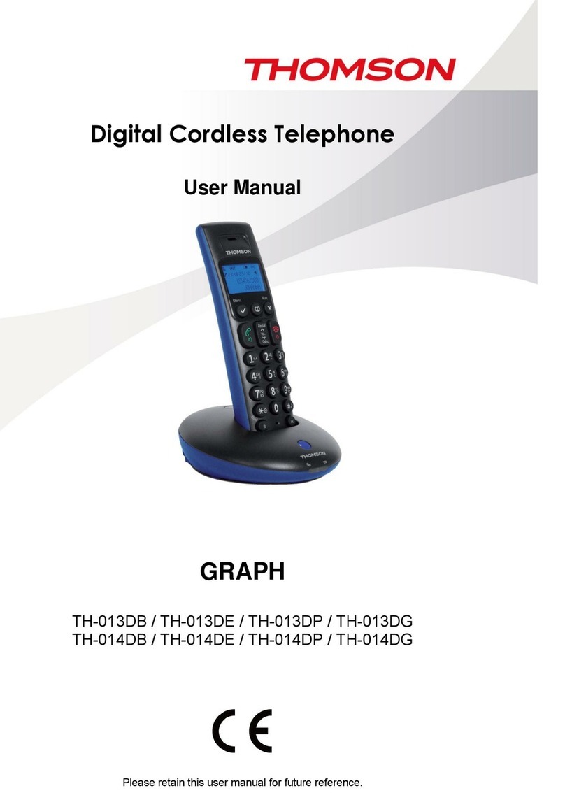 THOMSON GRAPH TH-013DB User manual