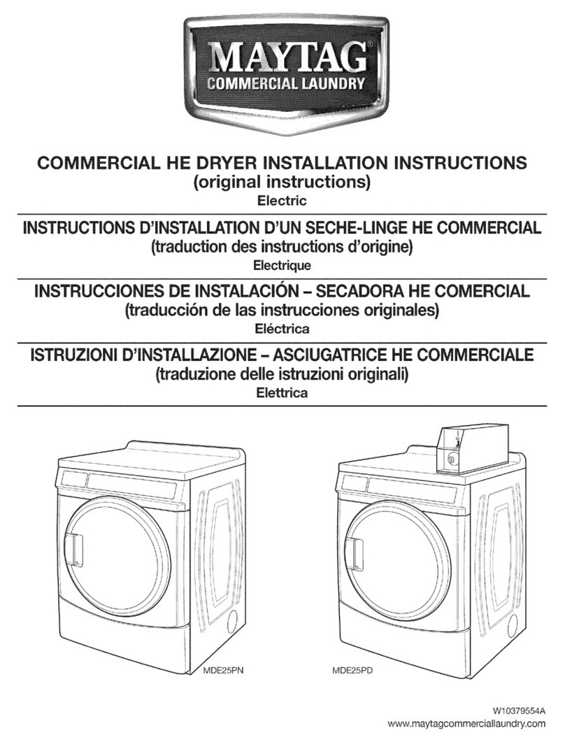 Maytag MDE25PD User manual