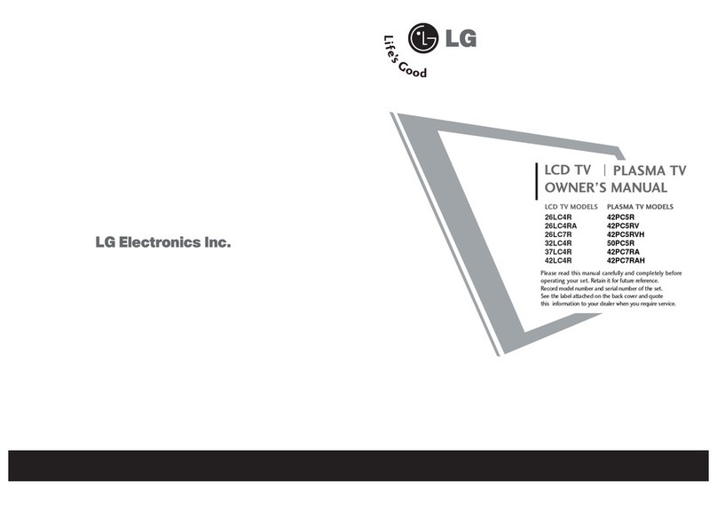 LG 26LC4R Series User manual