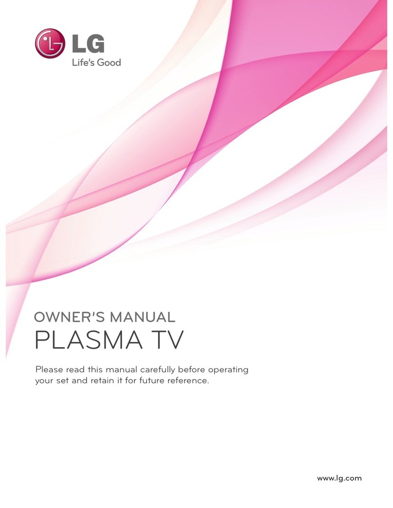 LG PLASMA TV User manual