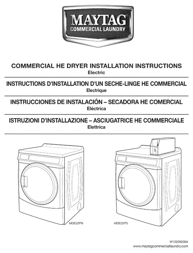Maytag MDE22PNAGW0 User manual