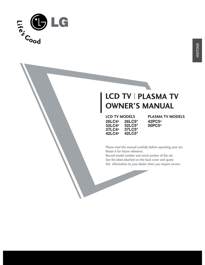 LG 32LC4 Series User manual