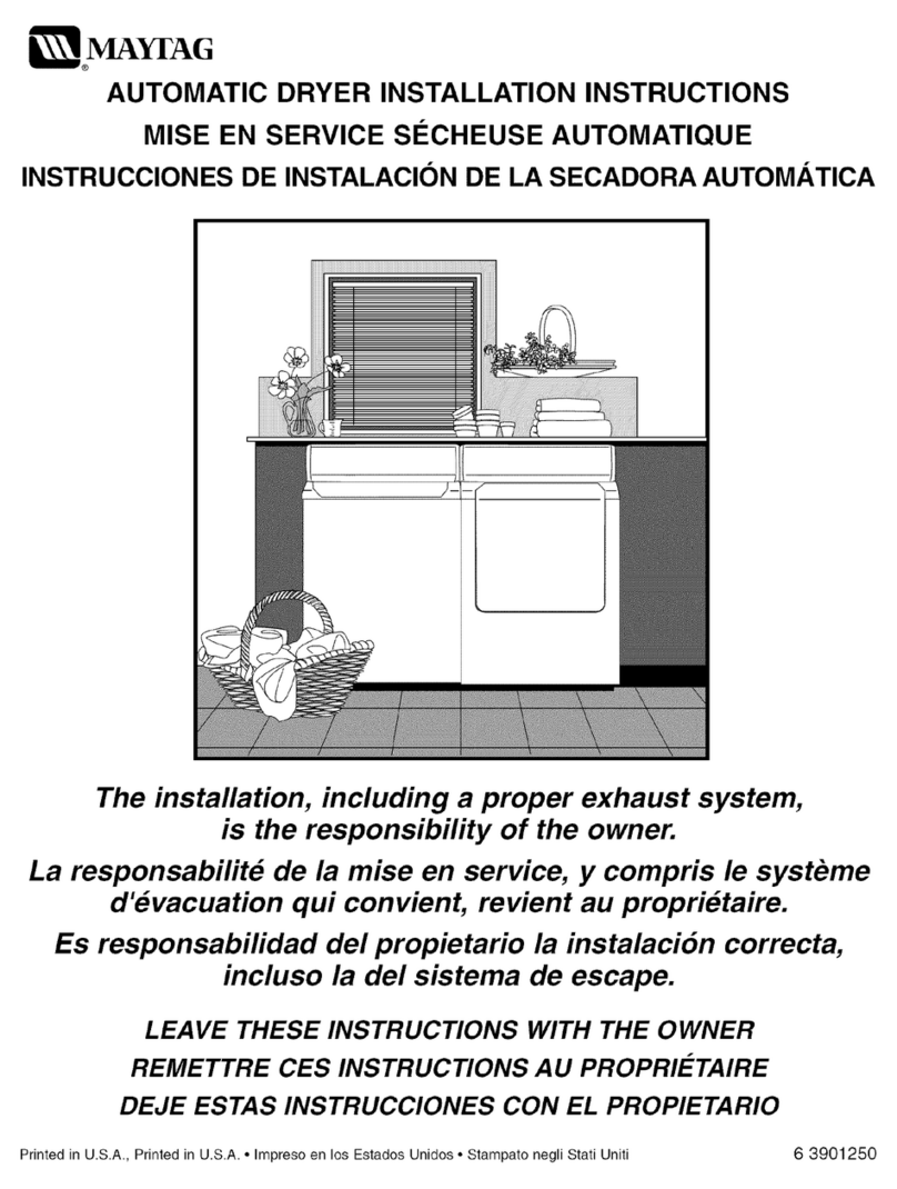 Maytag Neptune MDE5500AZW installation instructions