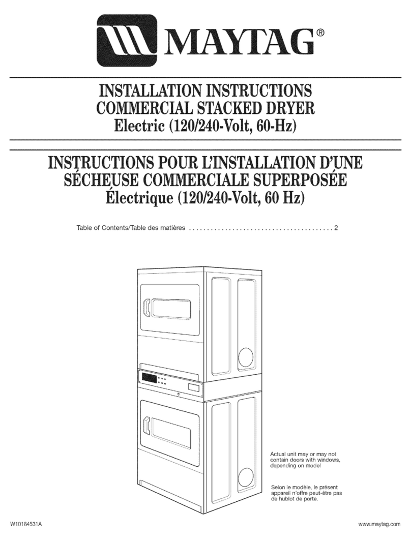 Maytag MLE24PDAZW0 installation instructions
