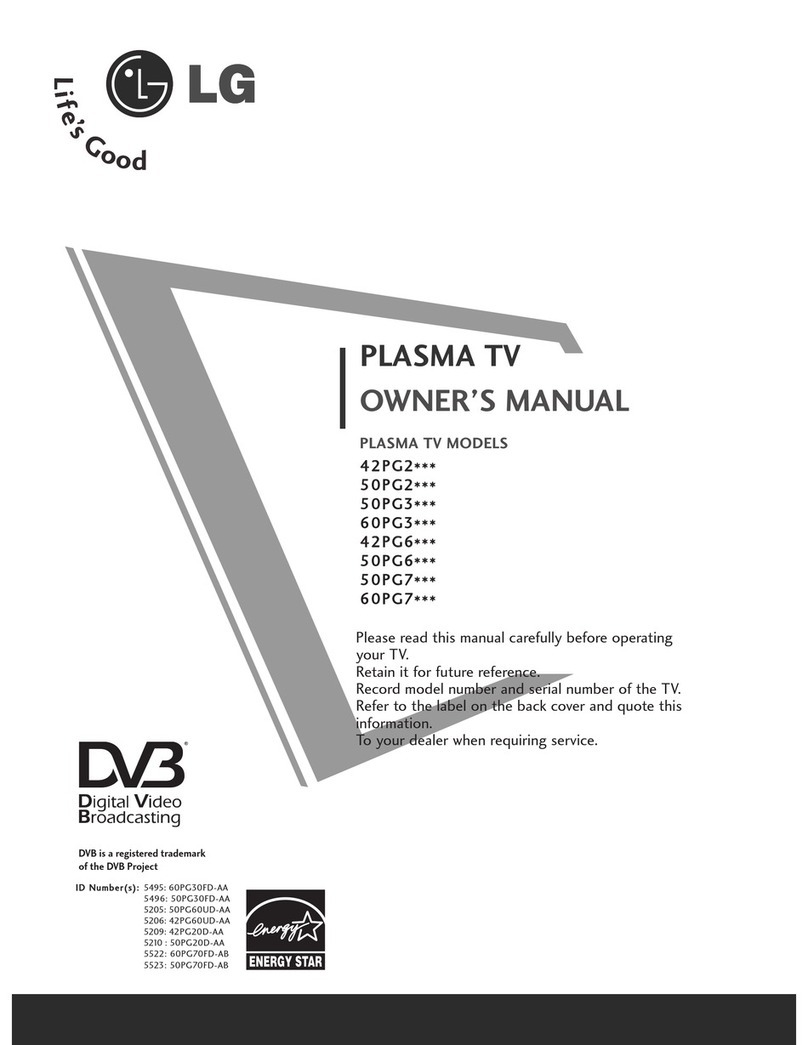 LG 50PG2 Series User manual