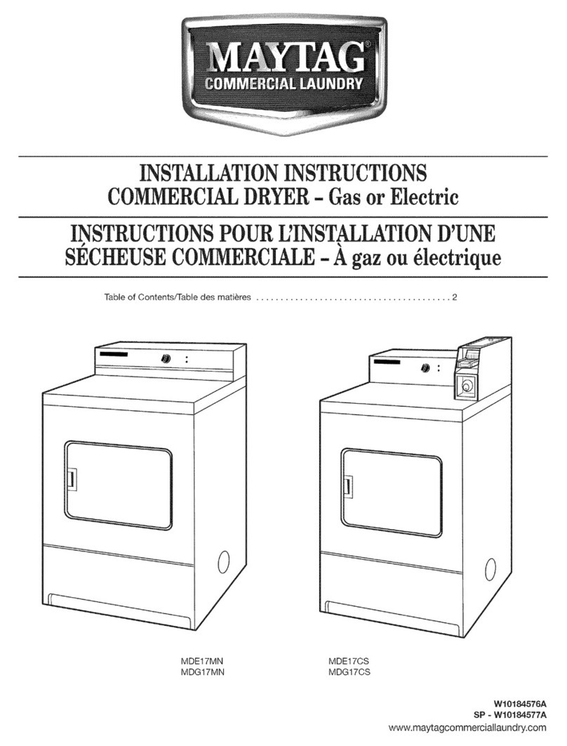 Maytag MDE17MN User manual