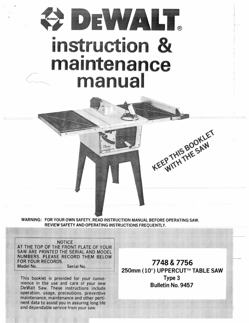 DeWalt 7748 Instructions for use