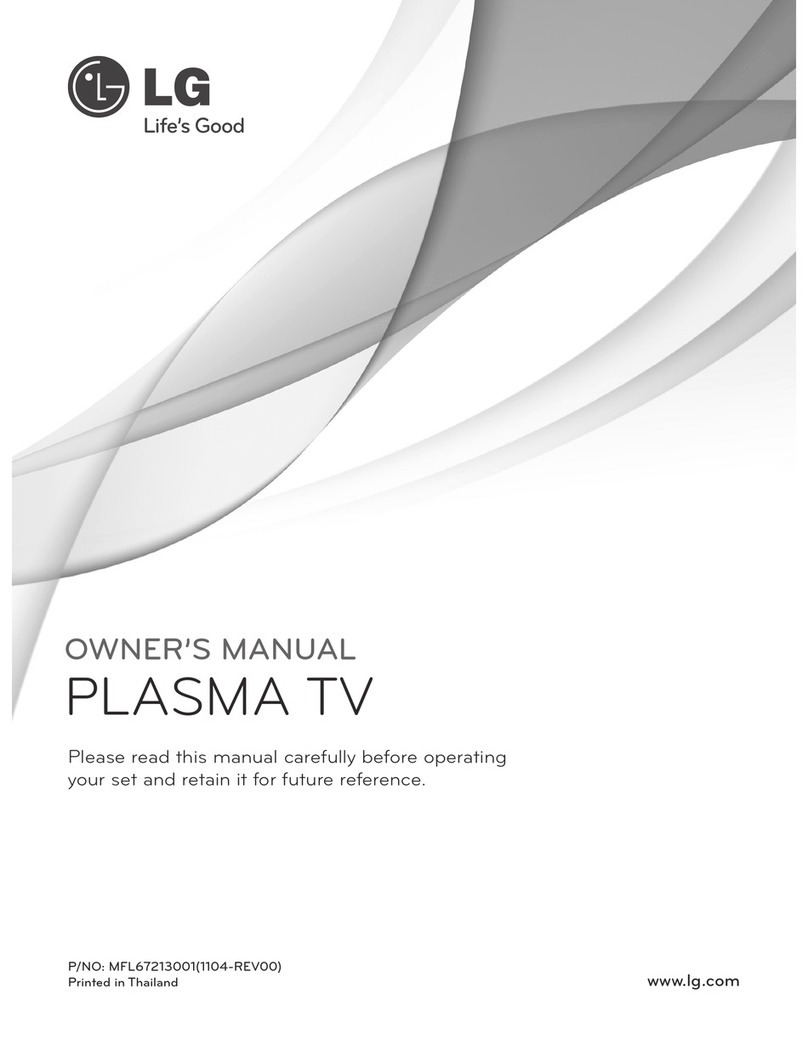 LG PLASMA TV User manual