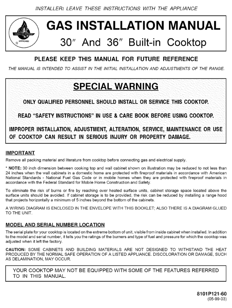 Maytag MGC5430ADB installation manual
