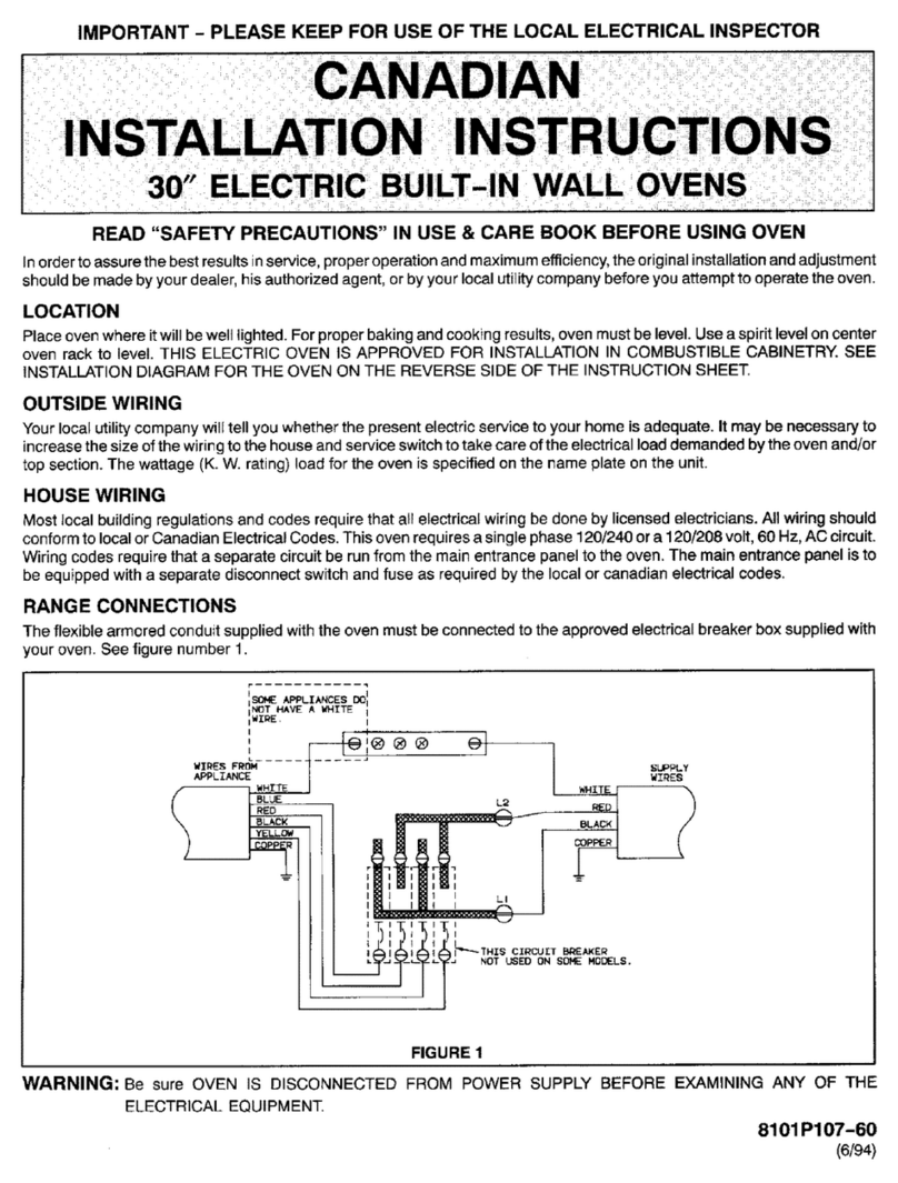 Magic Chef 9875XYB User manual
