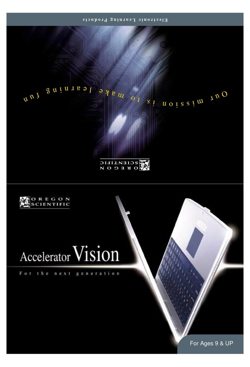 Oregon Scientific Accelerator Vision User manual