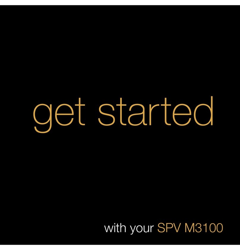 ORANGE SPV M3100 User manual