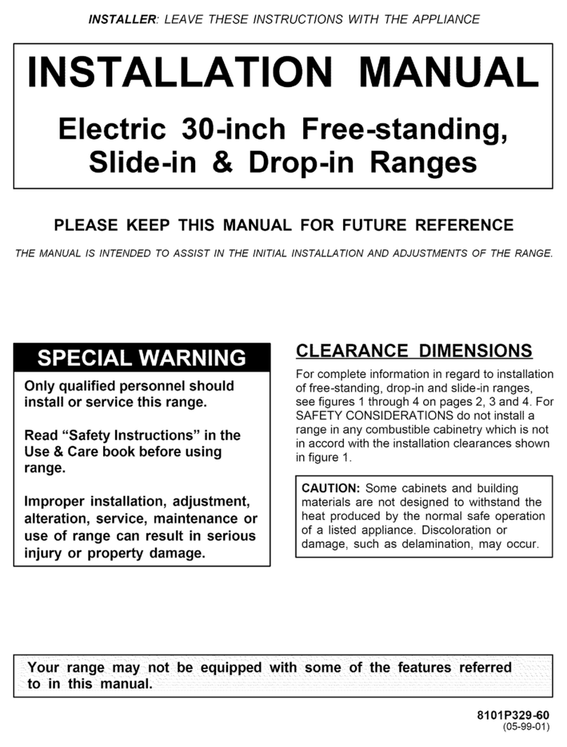 Magic Chef CES3760AAQ User manual