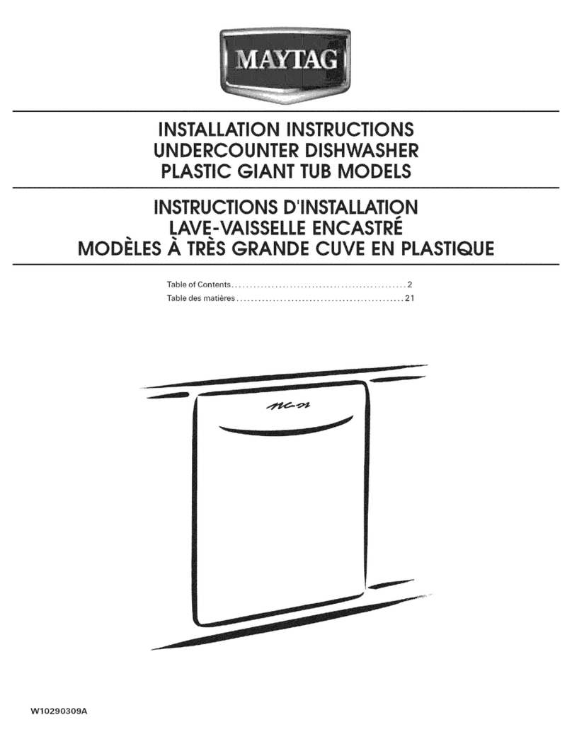 Maytag MDB6769AWB3 User manual
