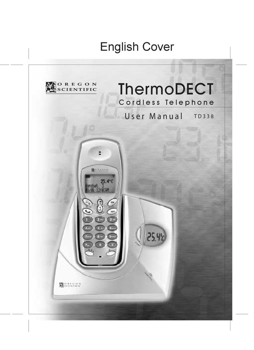 Oregon Scientific ThermoDECT TD338 User manual