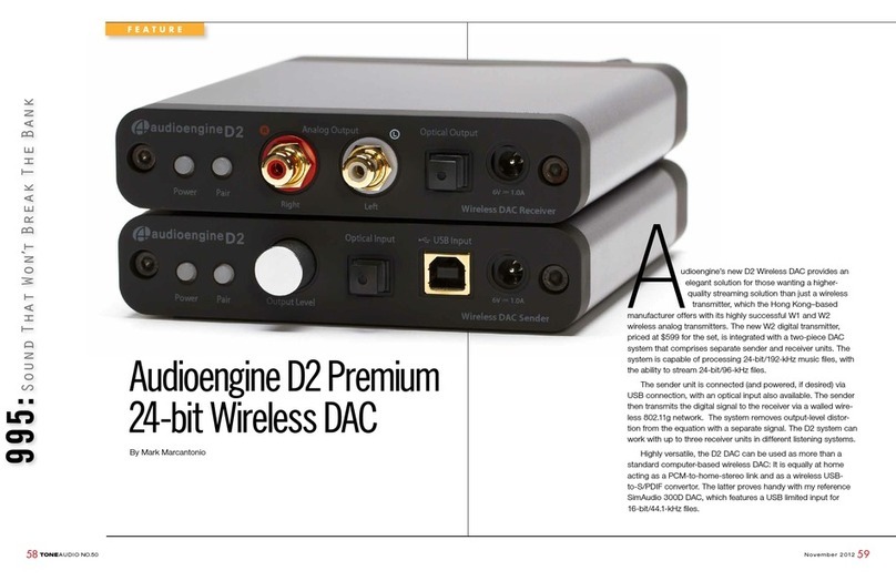 AudioEngine D2 Owner's manual