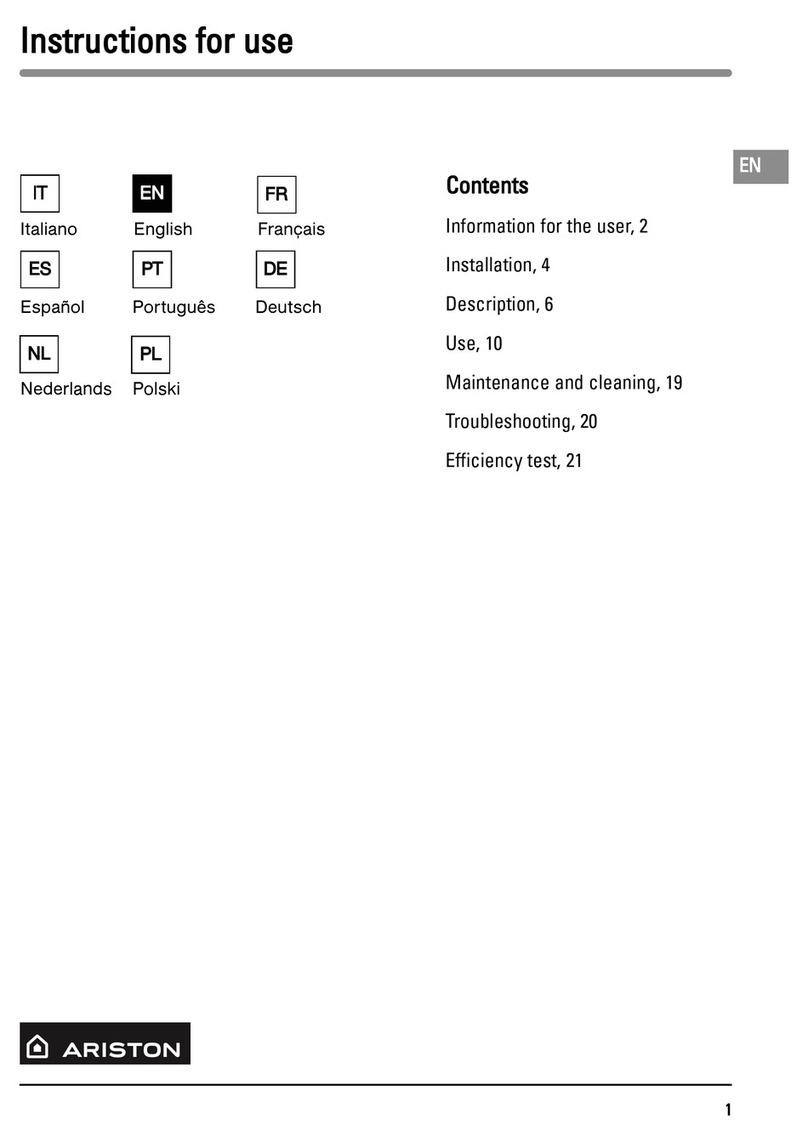 Ariston Built-in oven Instructions for use