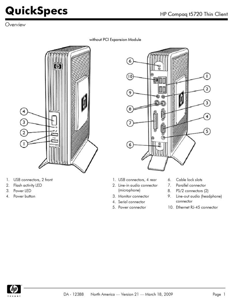 Compaq T5720 -  Thin Client overview