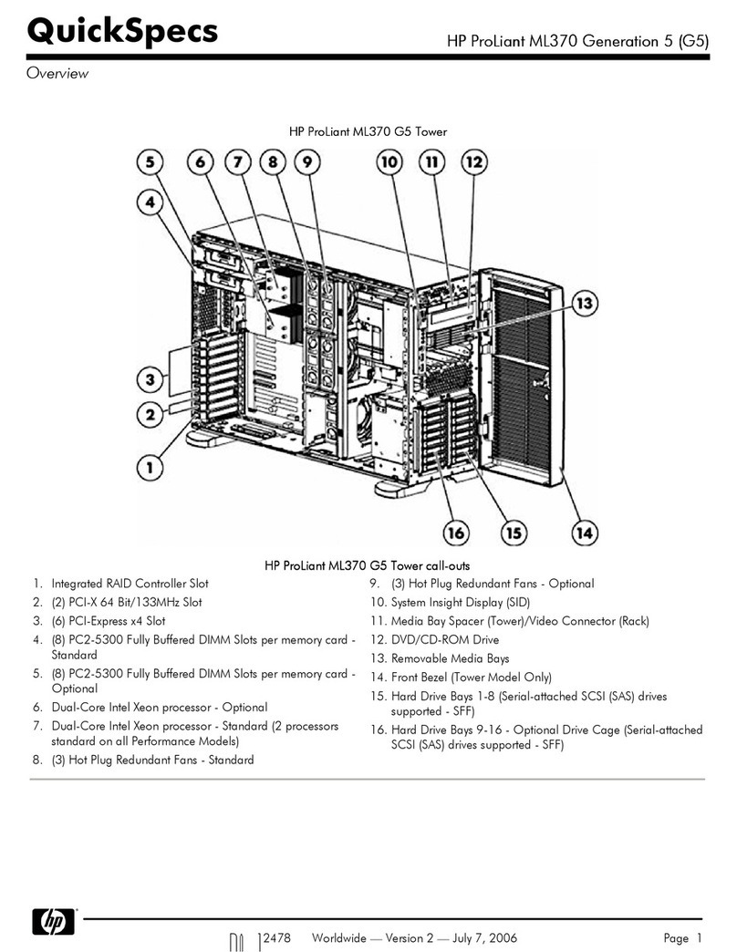 HP ML370 - ProLiant - G3 overview
