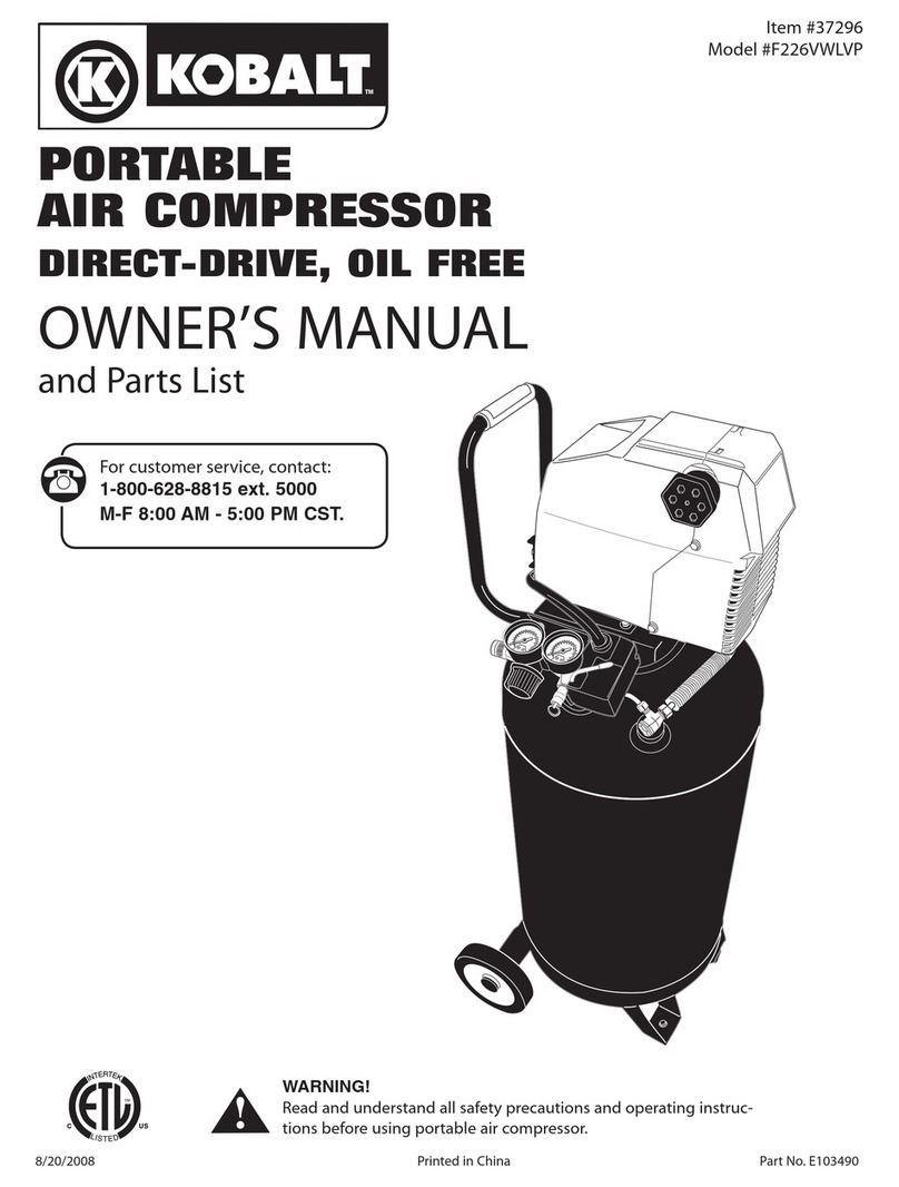 Kobalt F226VWLVP User manual