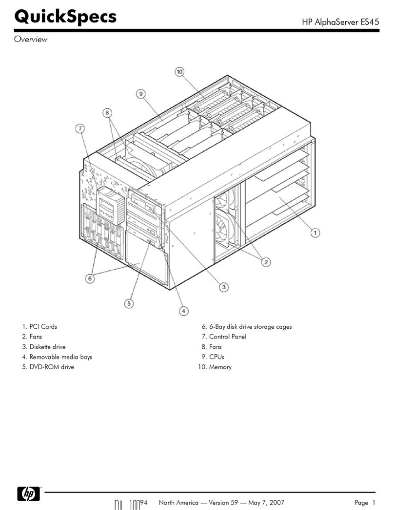 HP AlphaServer ES45 Installation guide