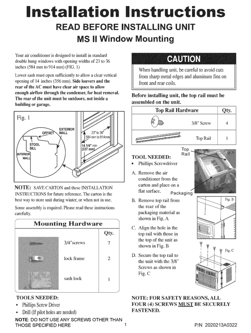 Frigidaire FAA087S7AF User manual Frigidaire FAA087S7AF User manual