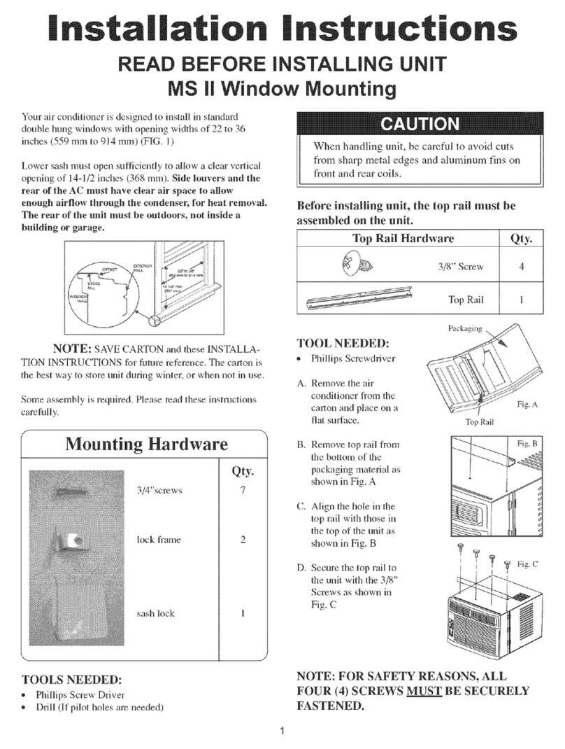 Frigidaire FAA065P7A2 User manual