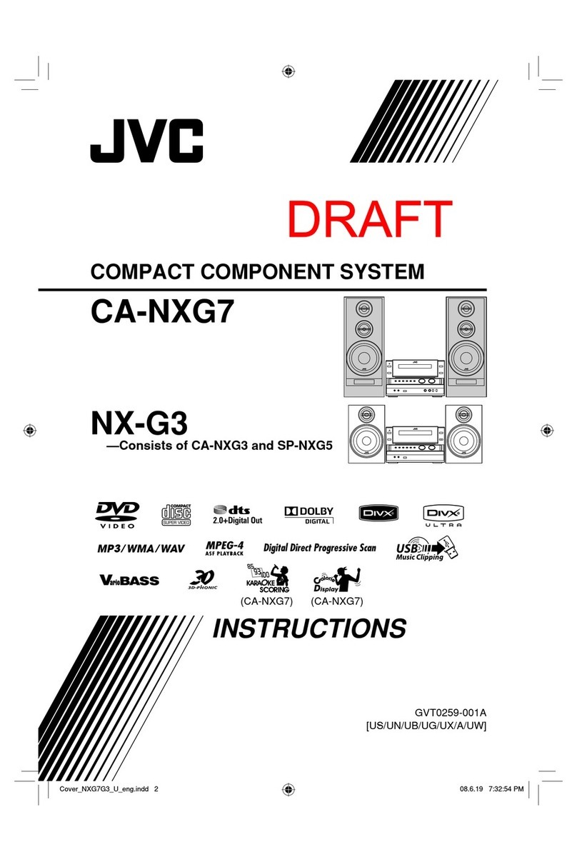 JVC CA-NXG7 User manual JVC CA-NXG7 User manual