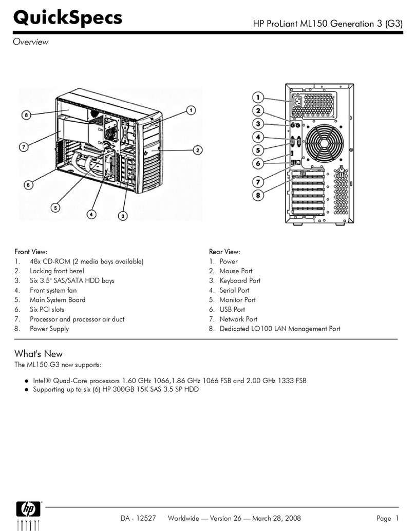 HP ML150 - ProLiant - G6 Installation guide