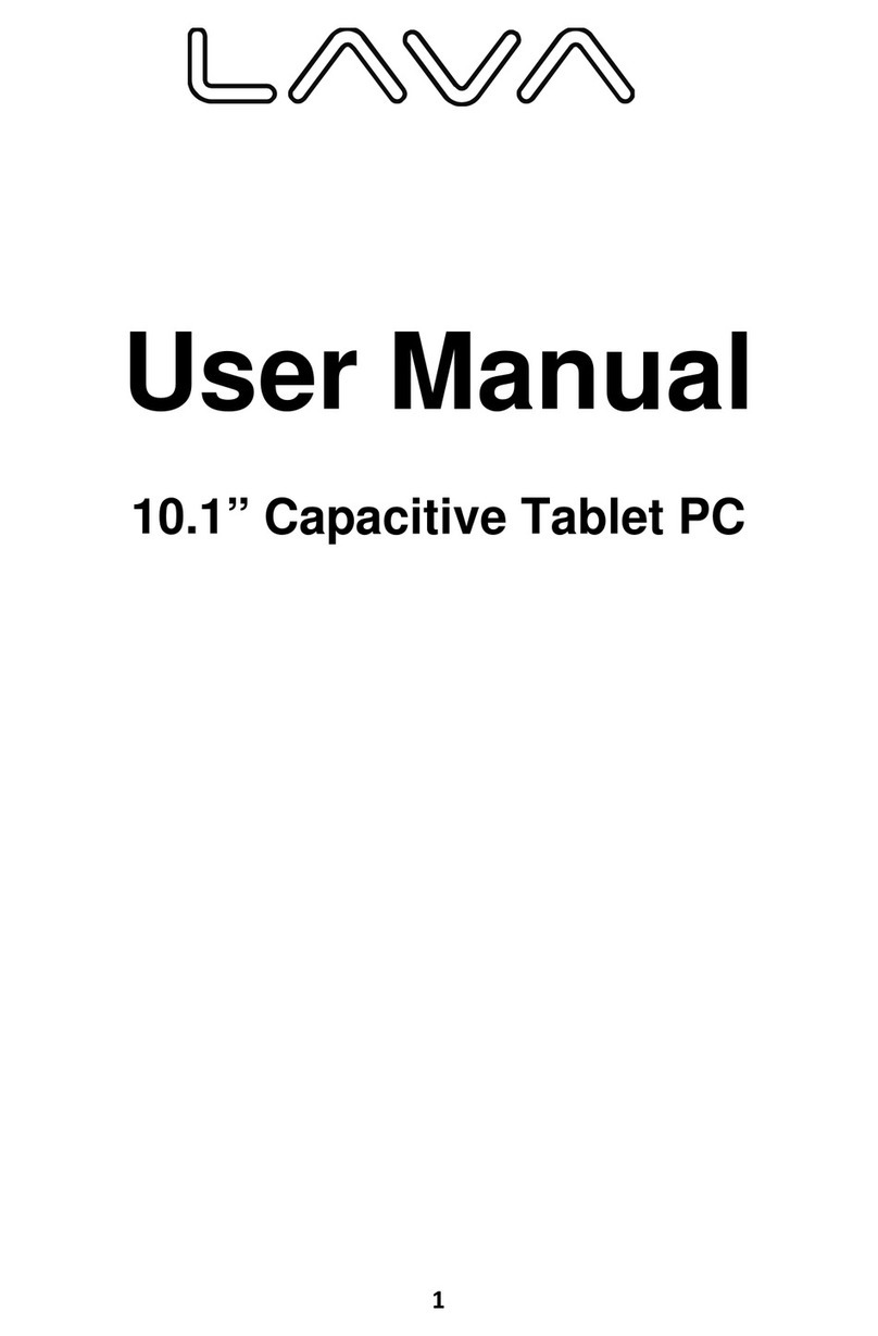 Lava Computer 10.1" Capacitive Tablet PC user manual