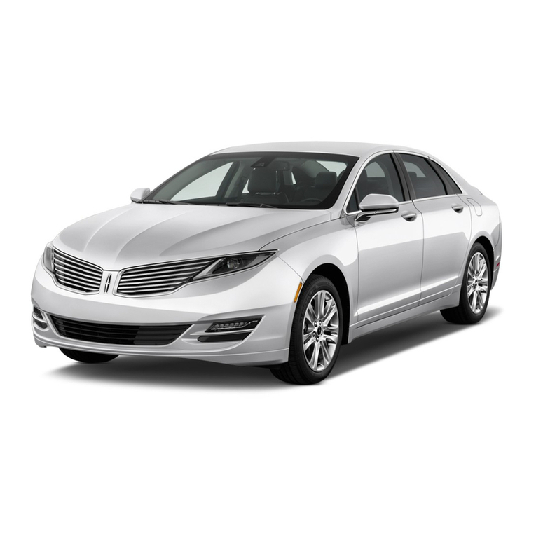 Lincoln 2013 MKZ User manual