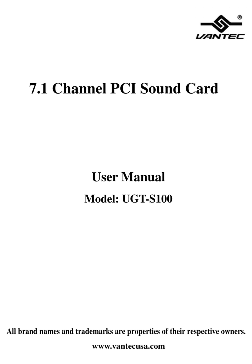 Vantec UGT-S100 user manual