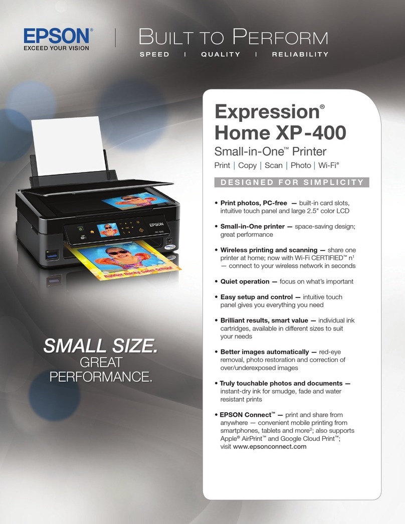 Epson Small-in-One XP-400 User manual