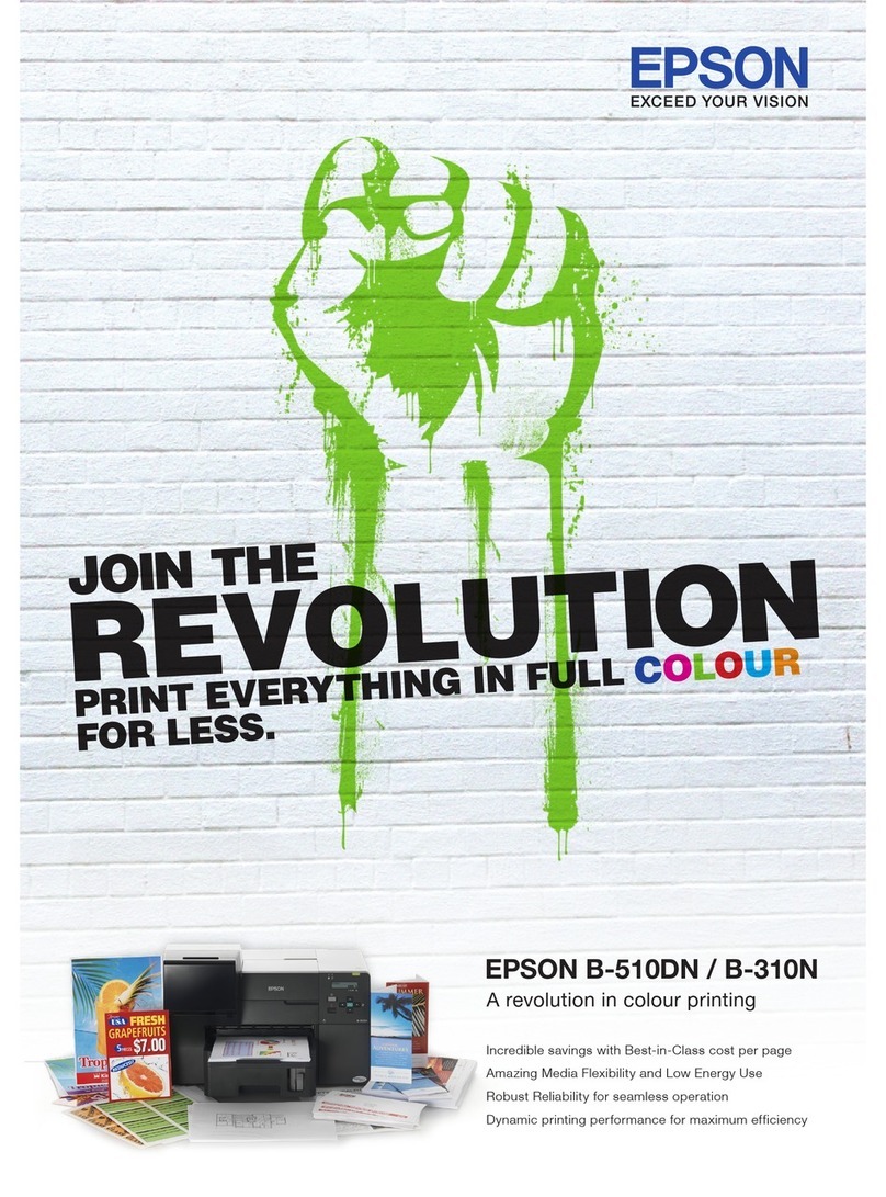 Epson B-510DN - Business Color Ink Jet Printer Brochure & specs