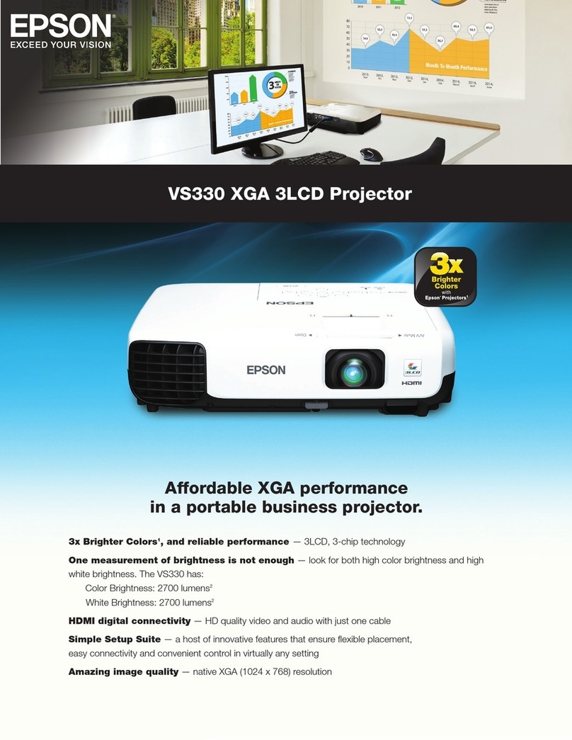 Epson VS330 User manual