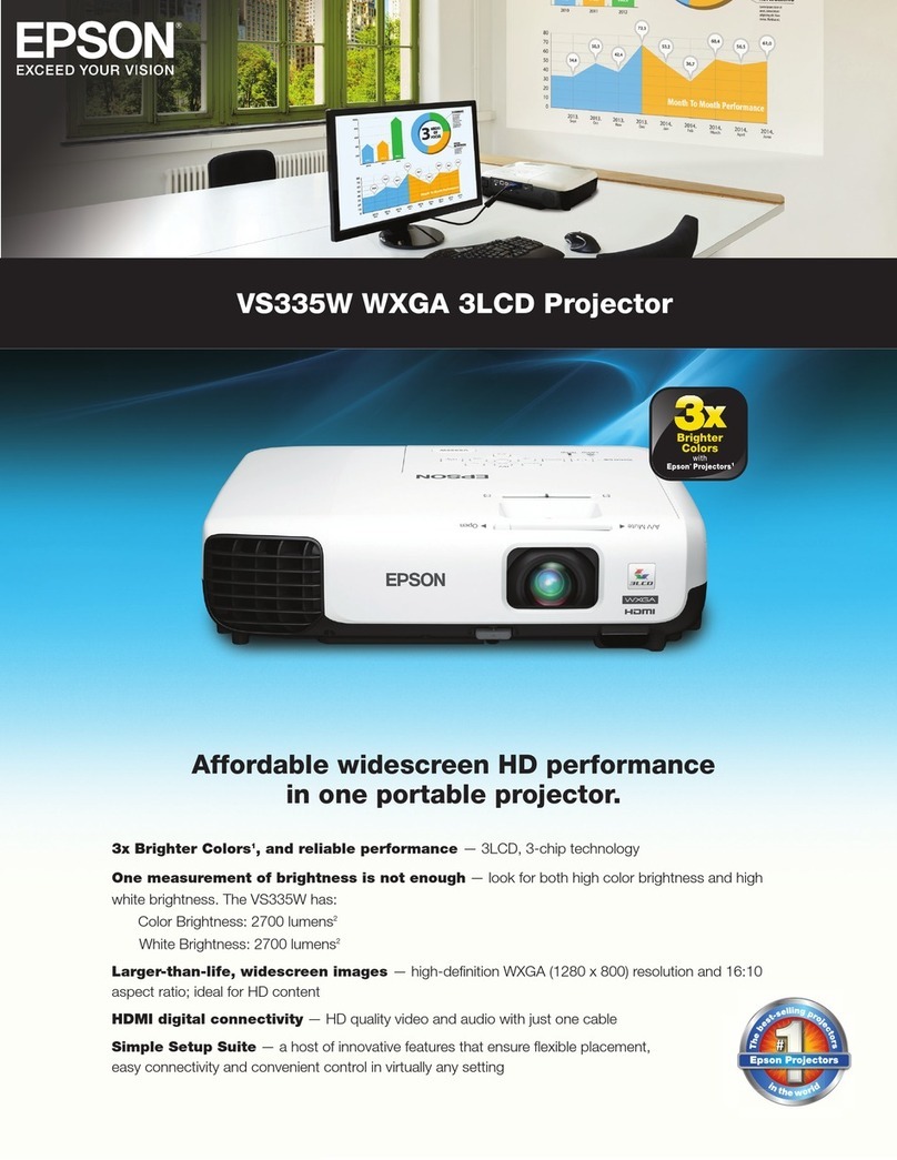 Epson VS335W User manual