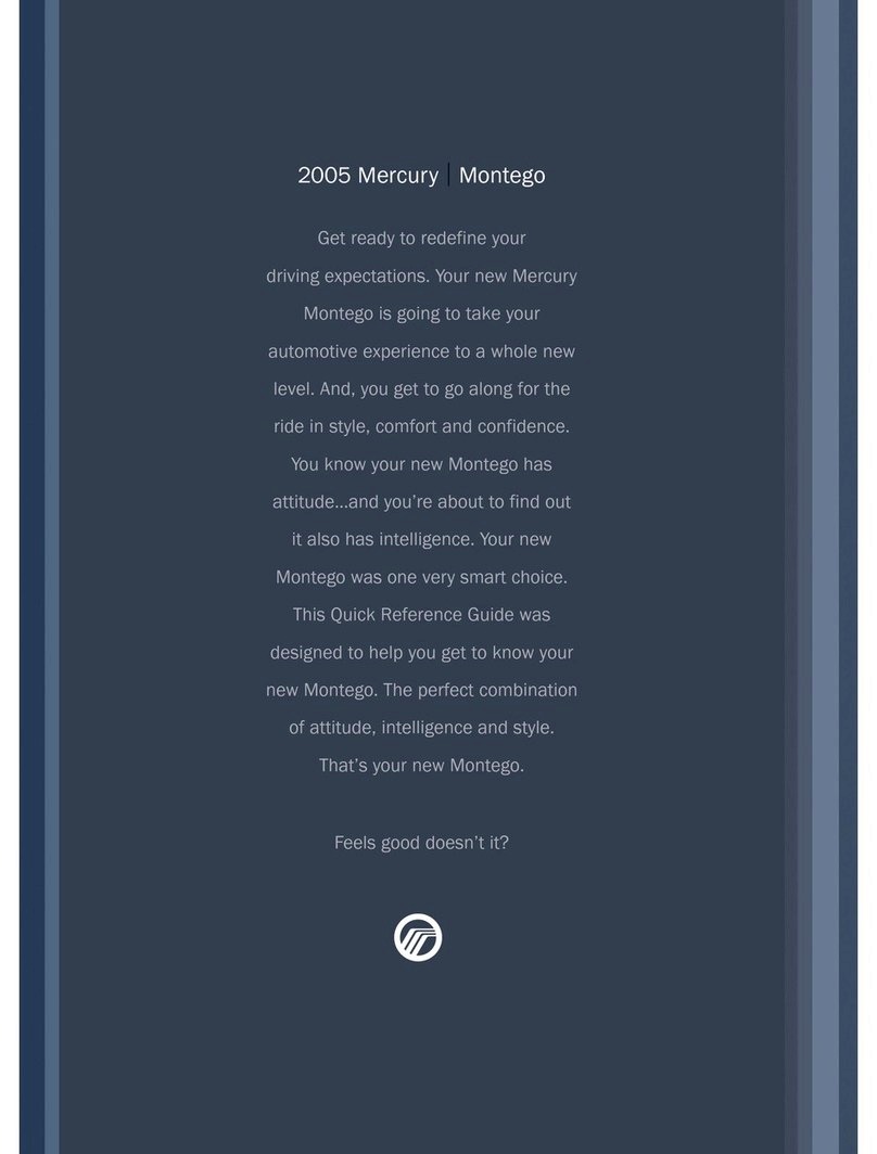 Mercury 2005 User manual
