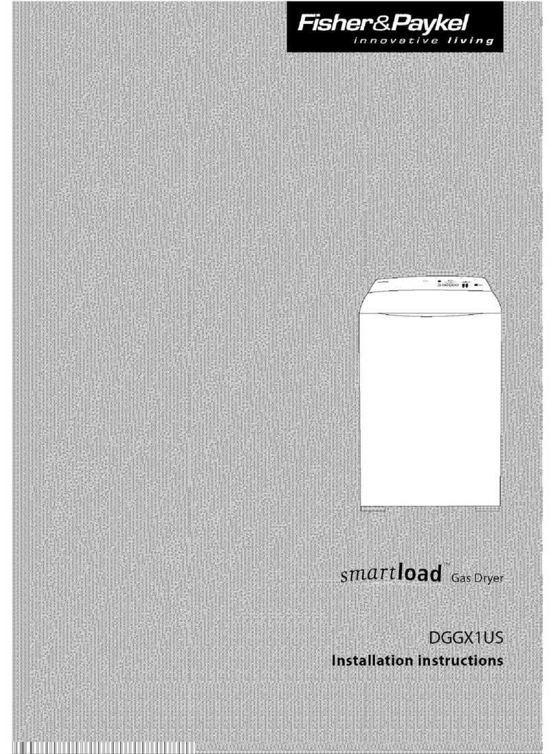 Fisher & Paykel Smartload DGGX1US installation instructions Fisher & Paykel Smartload DGGX1US installation instructions